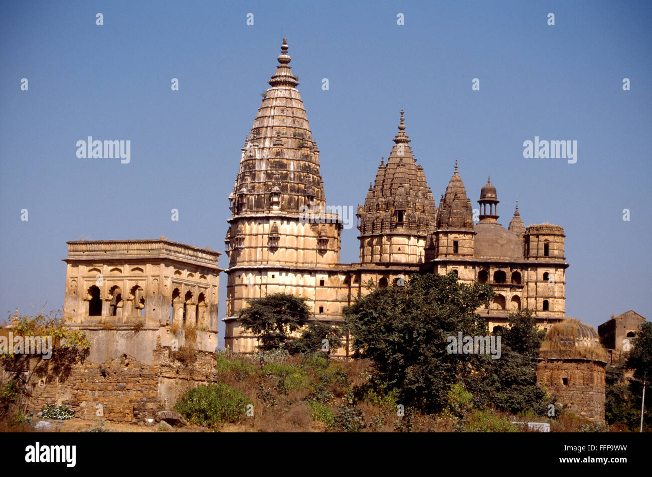 Madhya Pradesh India Orcha Ram Raja Temple Stock Photo - Alamy