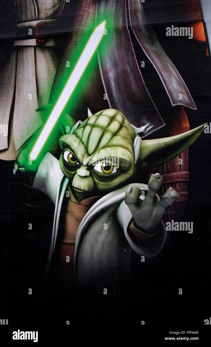 'Yoda'-Figur aus 'Star Wars', Berlin. Stock Photo