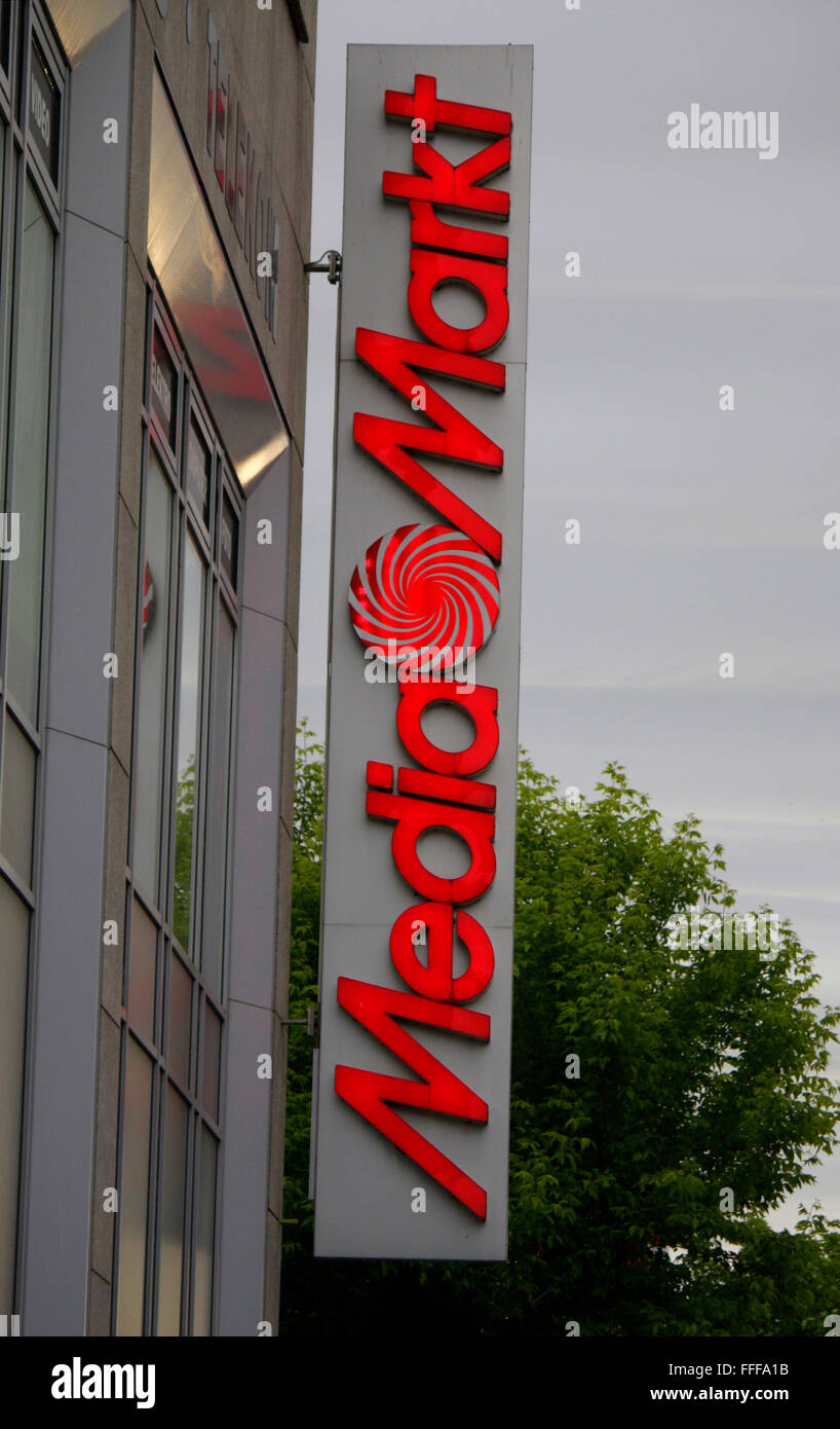 Markenname: "Mediamarkt", Berlin. Stock Photo