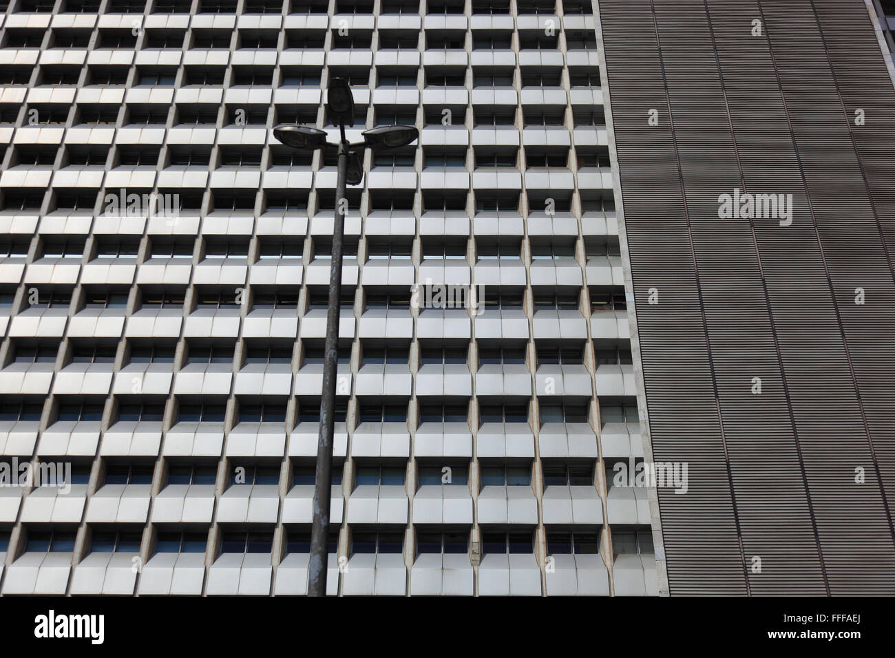 High-rises in the center of Rio de Janeiro, Brazil, here in the financial center on Avenida Rio Branco Stock Photo