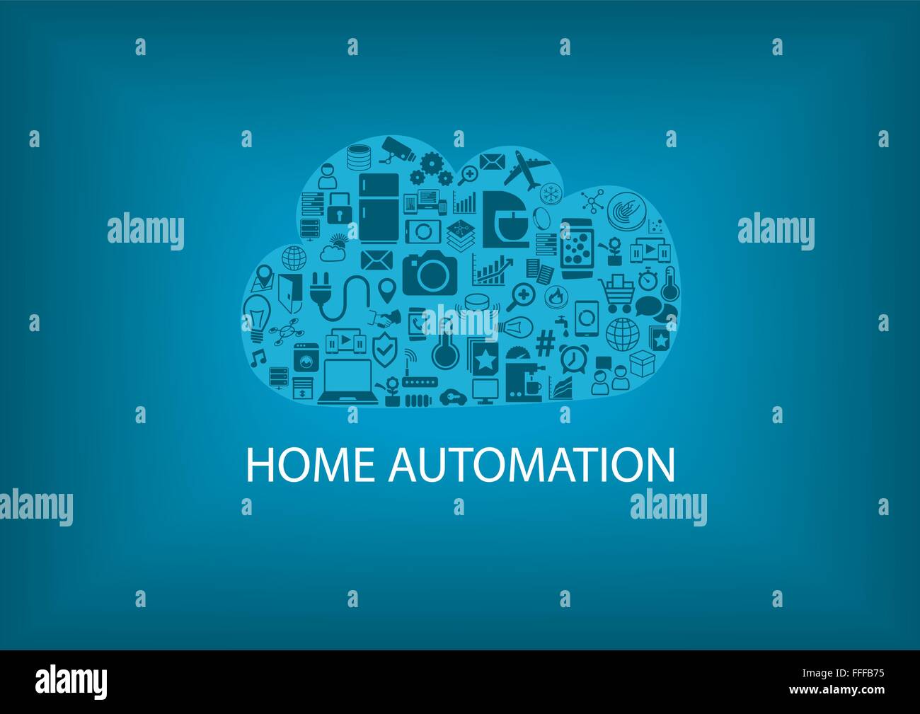 Home automation in the the cloud Stock Vector Image & Art Alamy