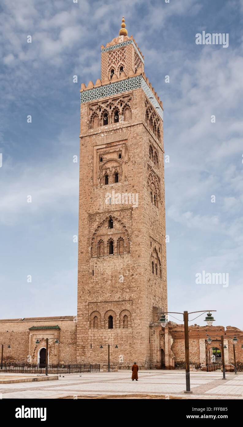 Koutoubia Minaret in Marrakech Stock Photo