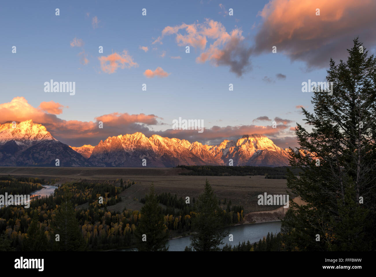 Snake River Overlook Stock Photo - Alamy