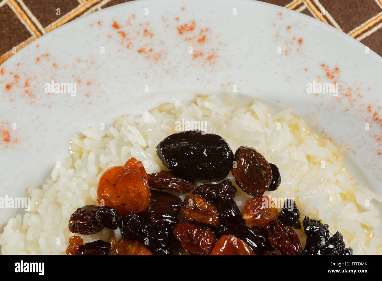 Sweet Rice And Raisin Indian sweet dish hi-res stock photography and images - Alamy