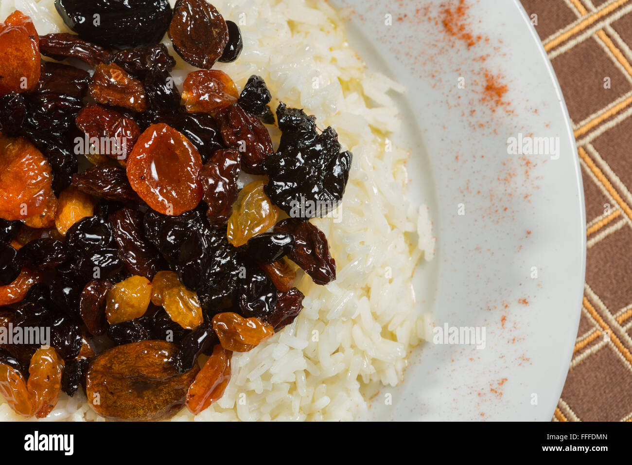 Sweet Rice And Raisin Indian wedding background hi-res stock photography and images - Alamy