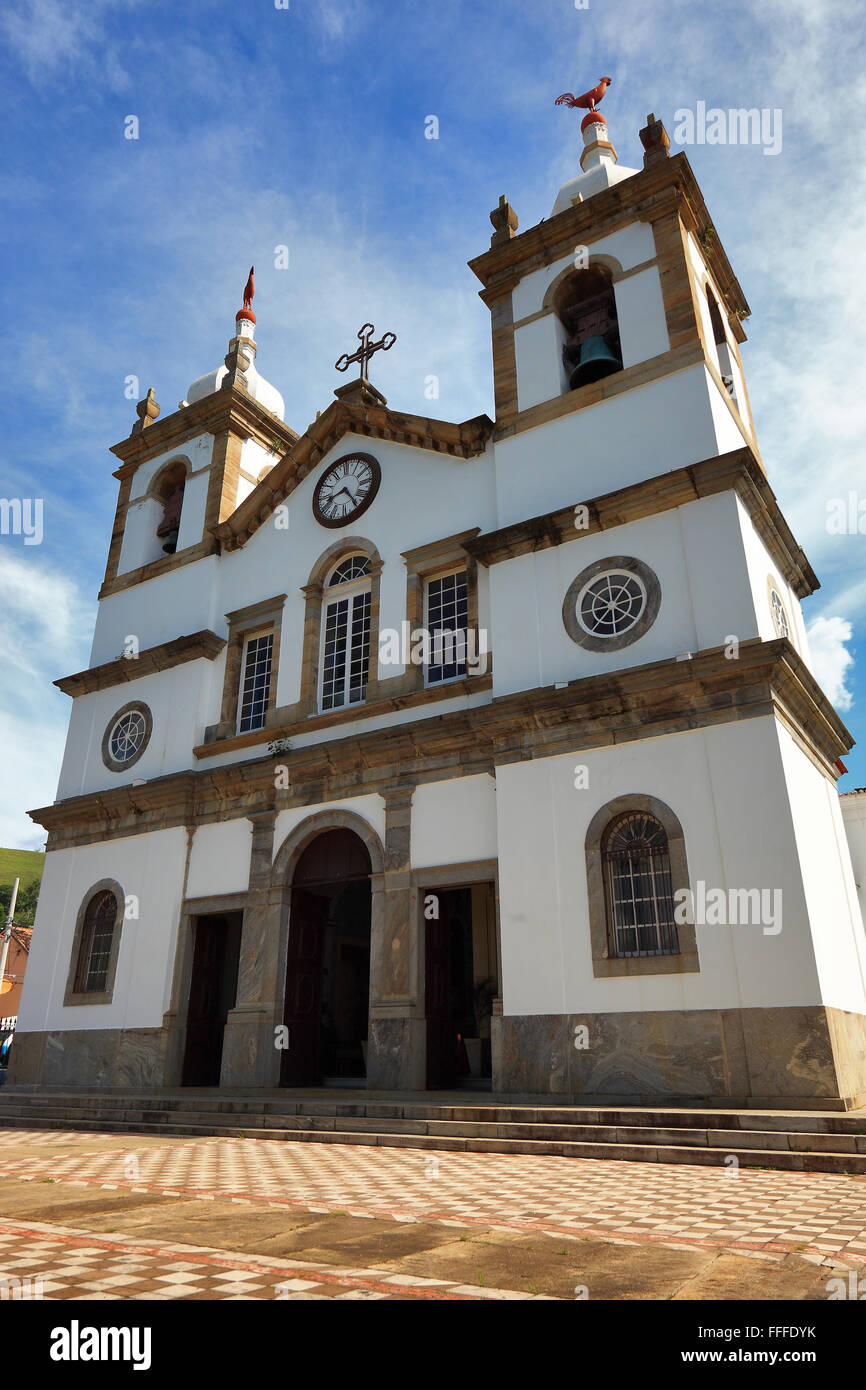 Vassouras, a town in state Rio de Janeiro, Brazil, church Matriz de Nossa Senhora da Conceicao Stock Photo