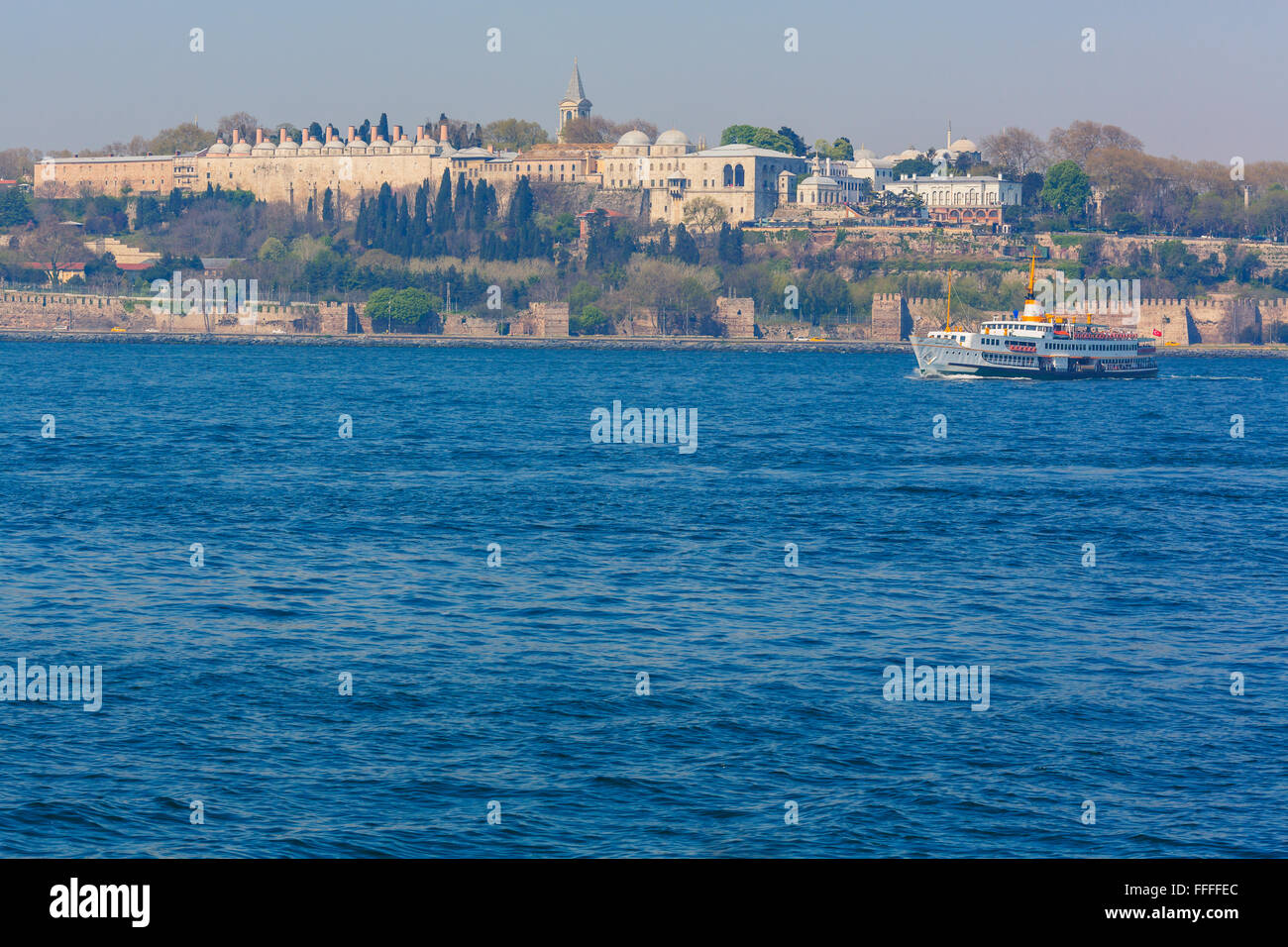 Cityscape of Istanbul, Turkey from Bosphorus Stock Photo - Alamy