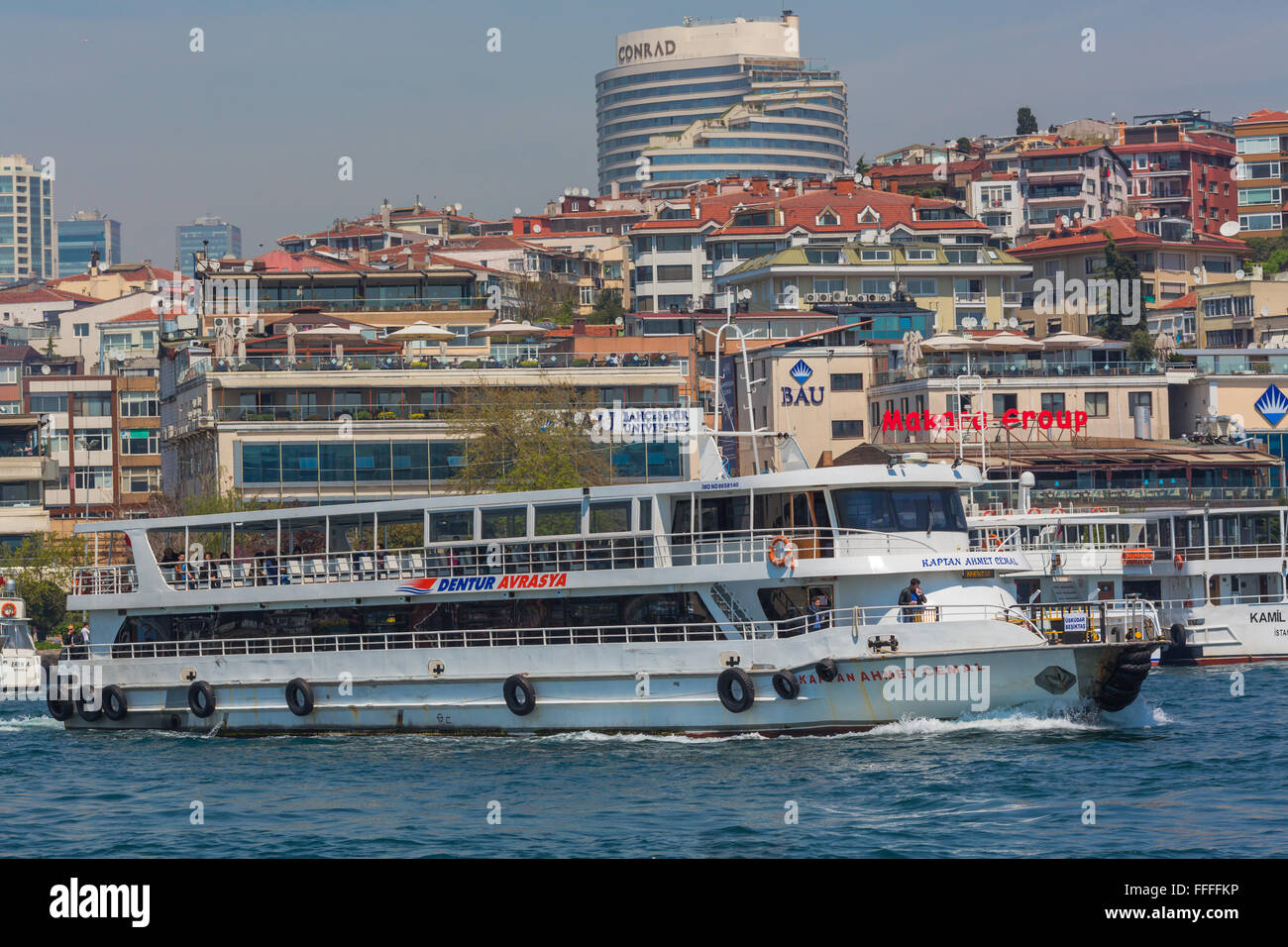 Cityscape of Istanbul, Turkey from Bosphorus Stock Photo - Alamy