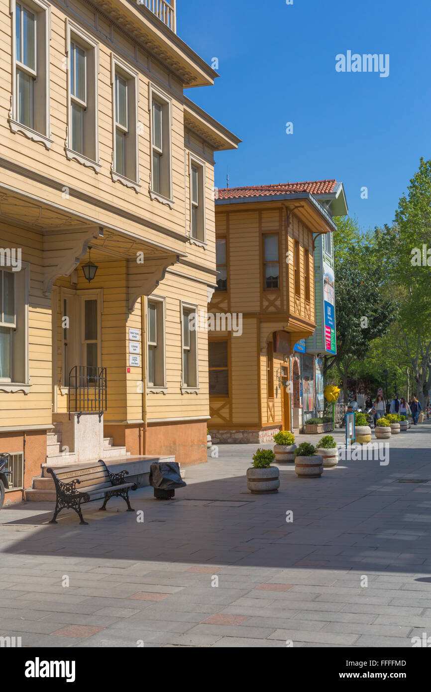 Street in old town, Eyup, Istanbul, Turkey Stock Photo