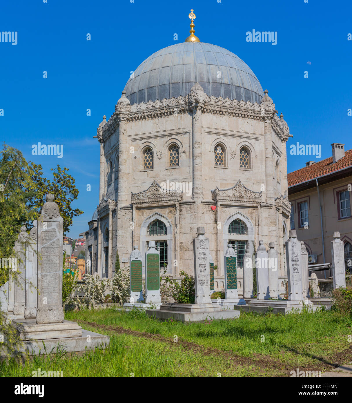 Sultan Resat Shrine, Eyup, Istanbul, Turkey Stock Photo