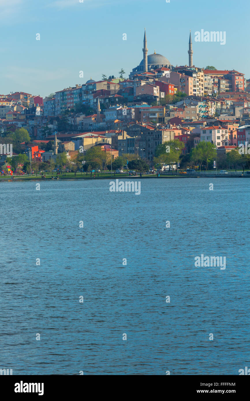 Cityscape of Istanbul, Turkey from Bosphorus Stock Photo - Alamy