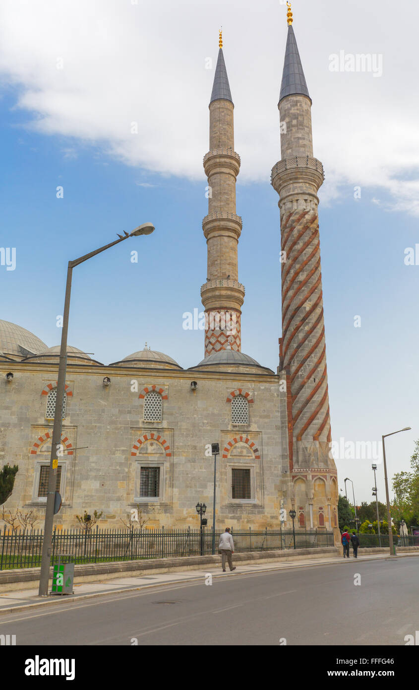 Uc Serefeli mosque, Edirne, Edirne Province, Turkey Stock Photo