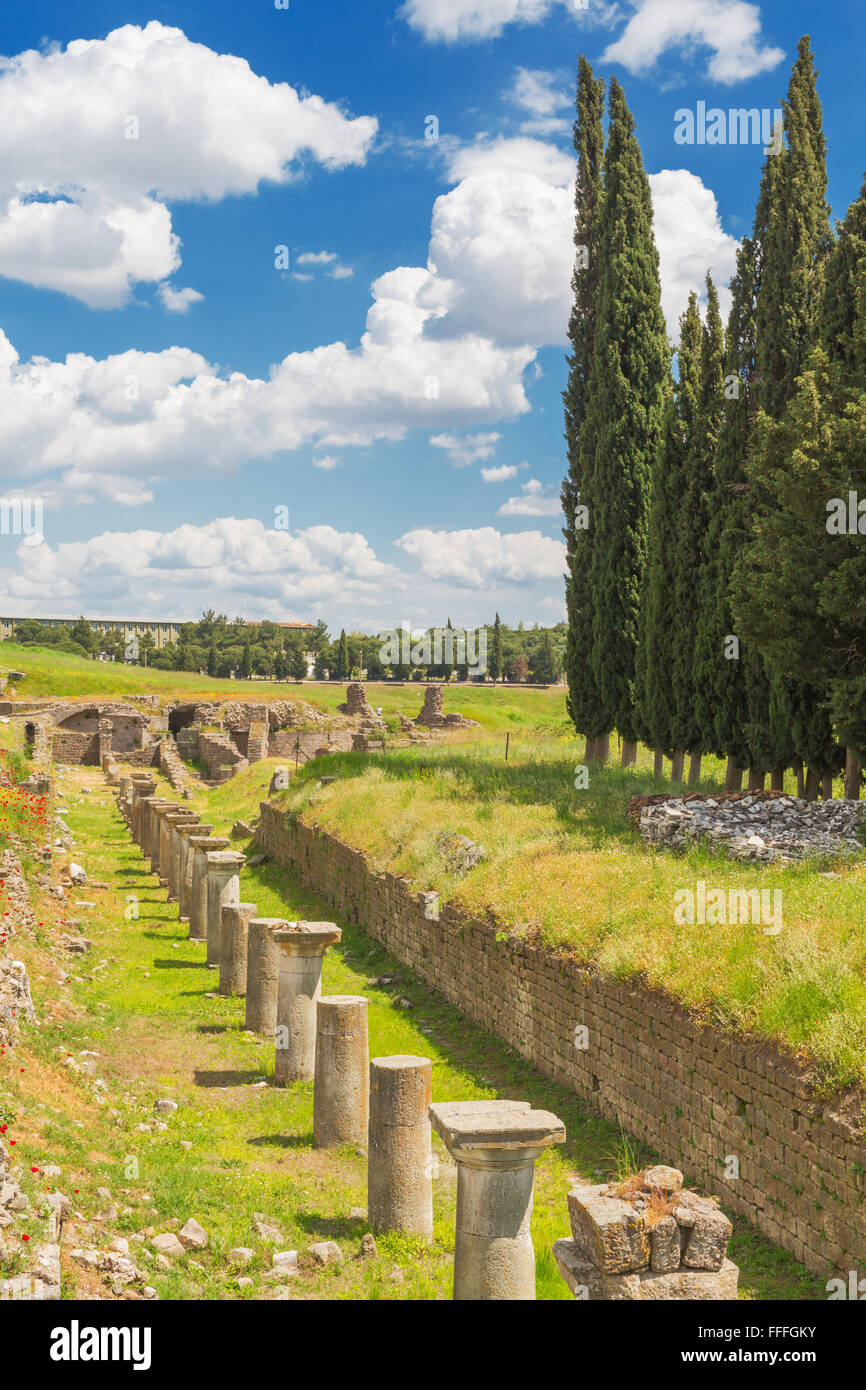 Sanctuary of Asclepius, Pergamon, Bergama, Izmir Province, Turkey Stock Photo