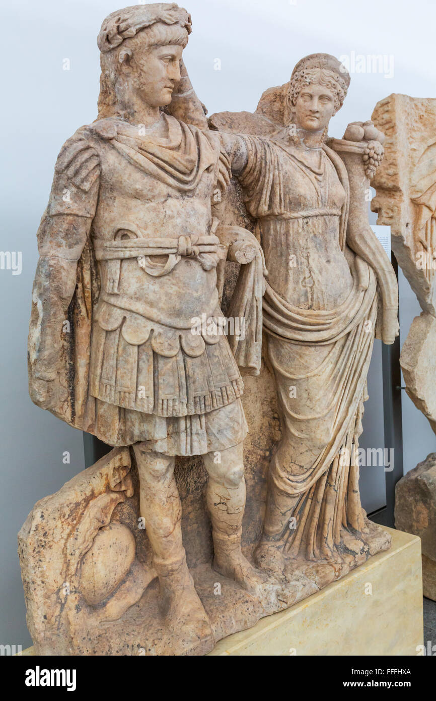 Hellenistic sculpture in archaeology museum, Aphrodisias, Aydin