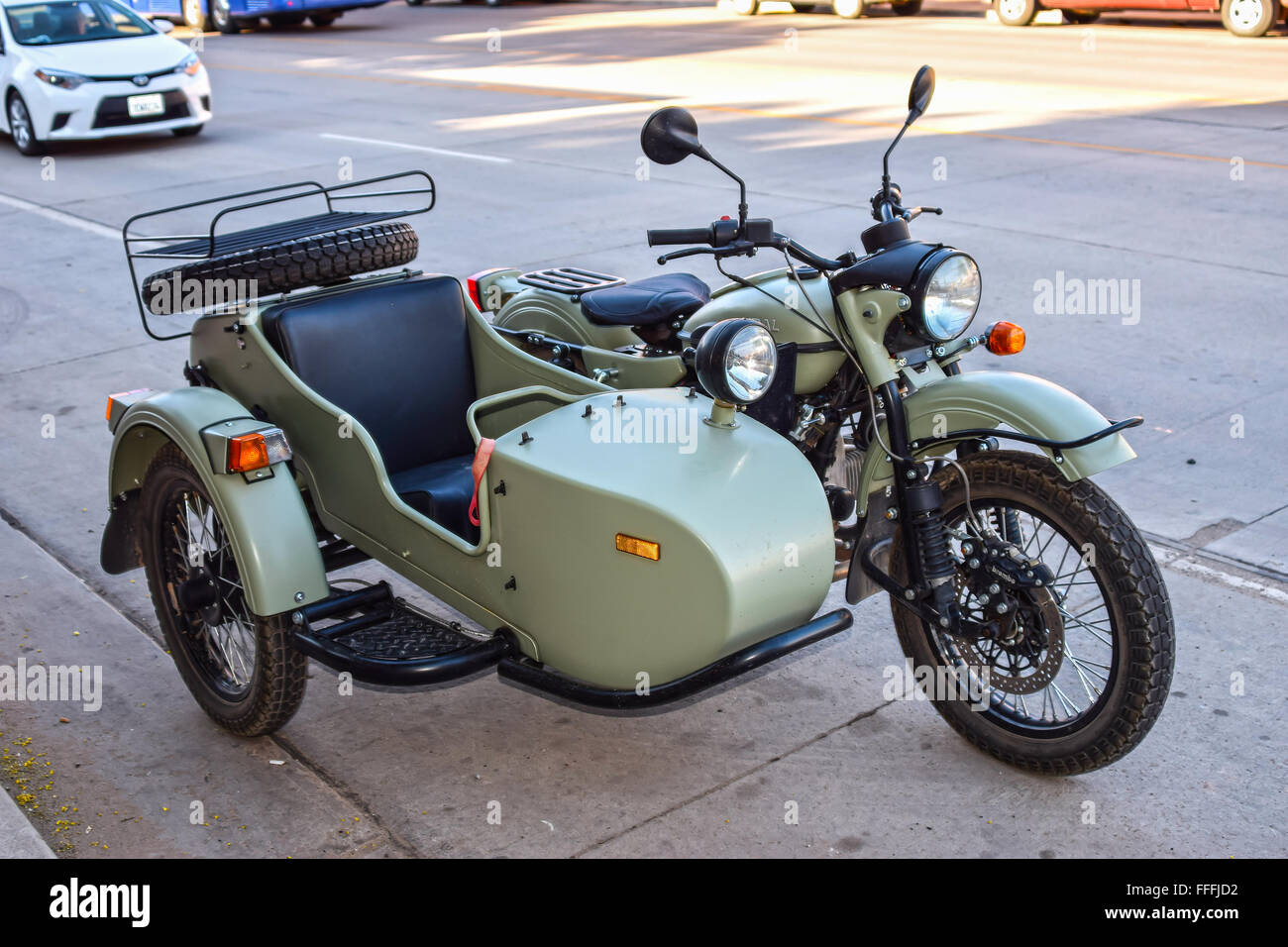 russian bike with sidecar
