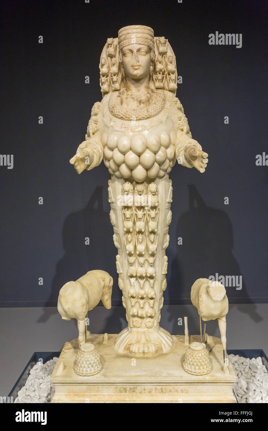 Statue of Artemis, Ephesus, Selcuk, Izmir Province, Turkey Stock Photo