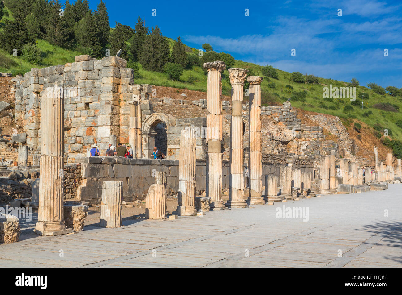 Ruins of ancient Ephesus, Selcuk, Izmir Province, Turkey Stock Photo ...