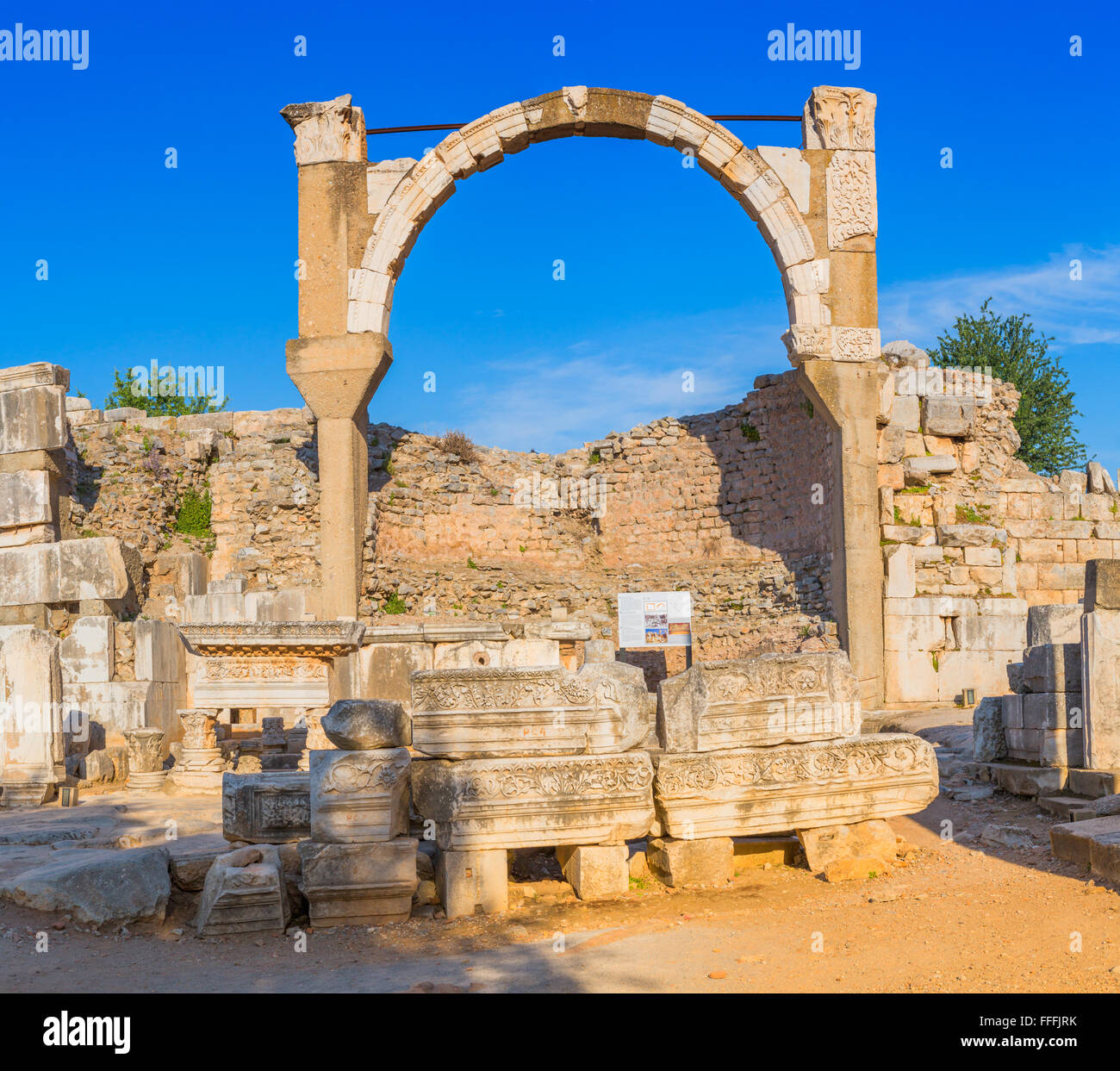 Ruins of ancient Ephesus, Selcuk, Izmir Province, Turkey Stock Photo ...