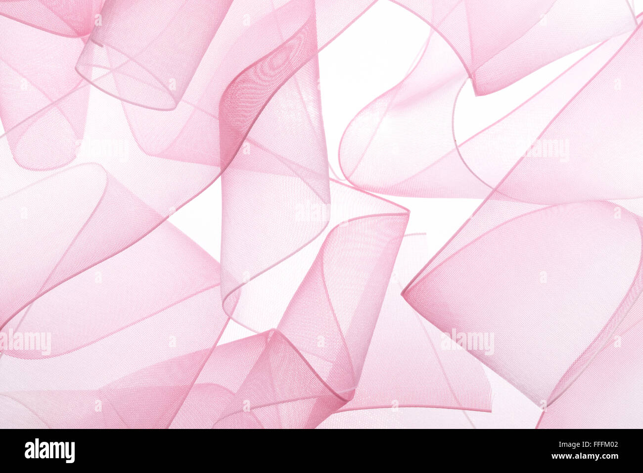 Abstract curly satin,satin background Stock Photo