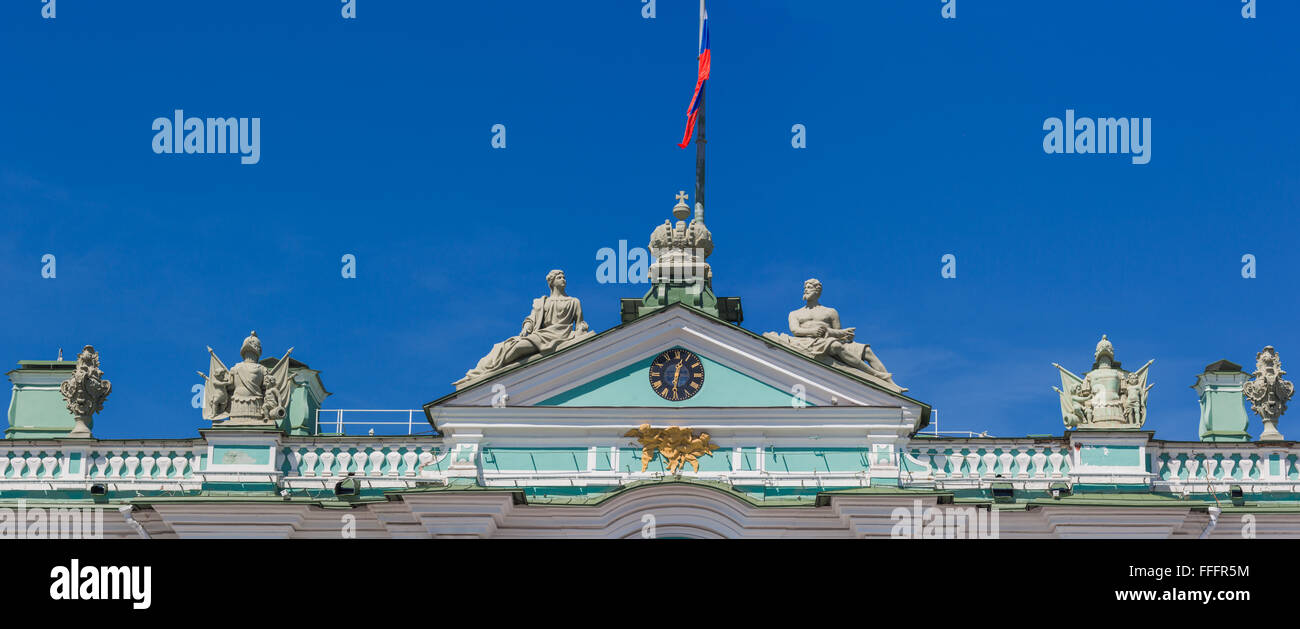 Winter Palace, State Hermitage Museum, Saint Petersburg, Russia Stock Photo