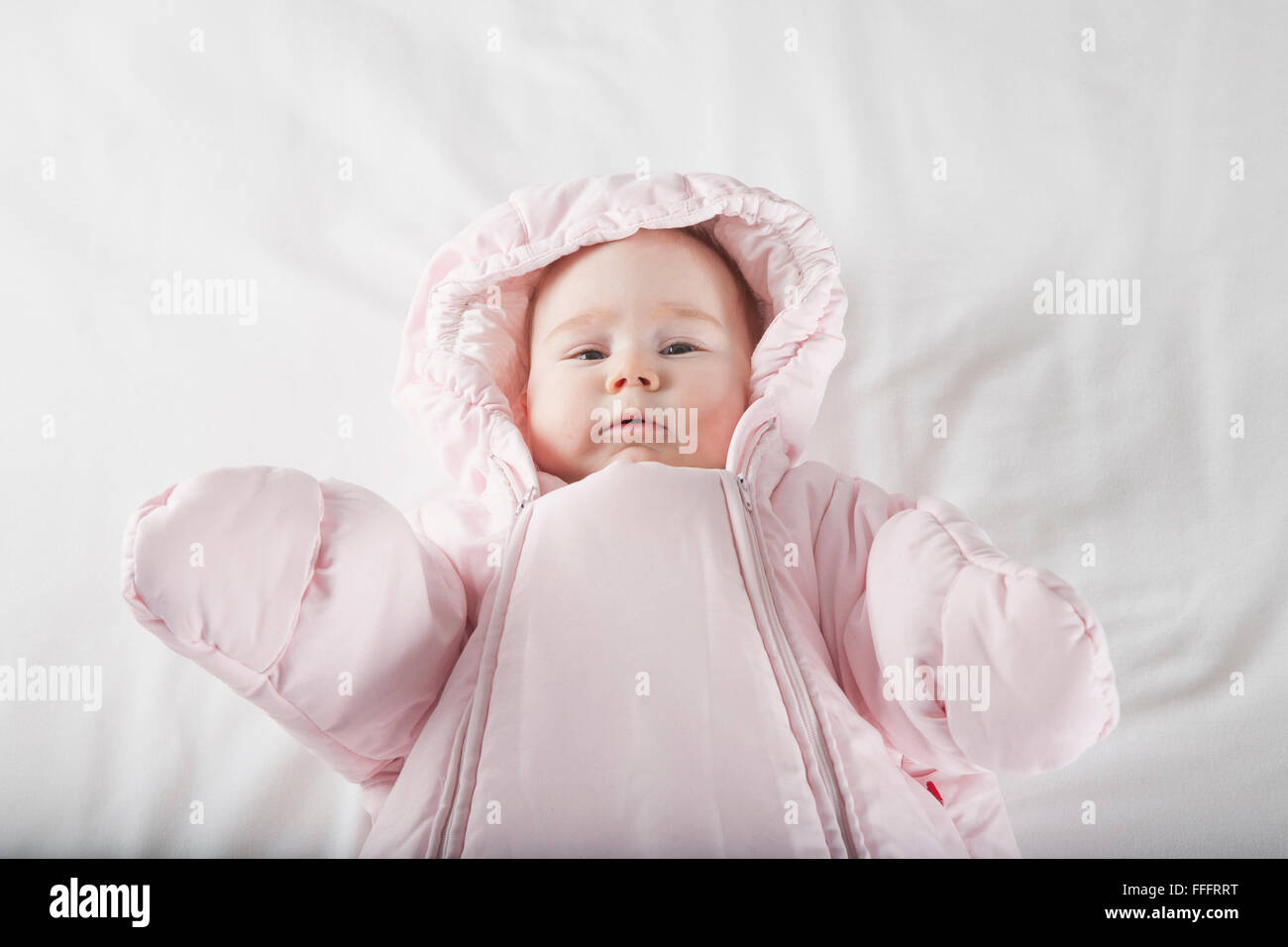 fluffy baby snowsuit