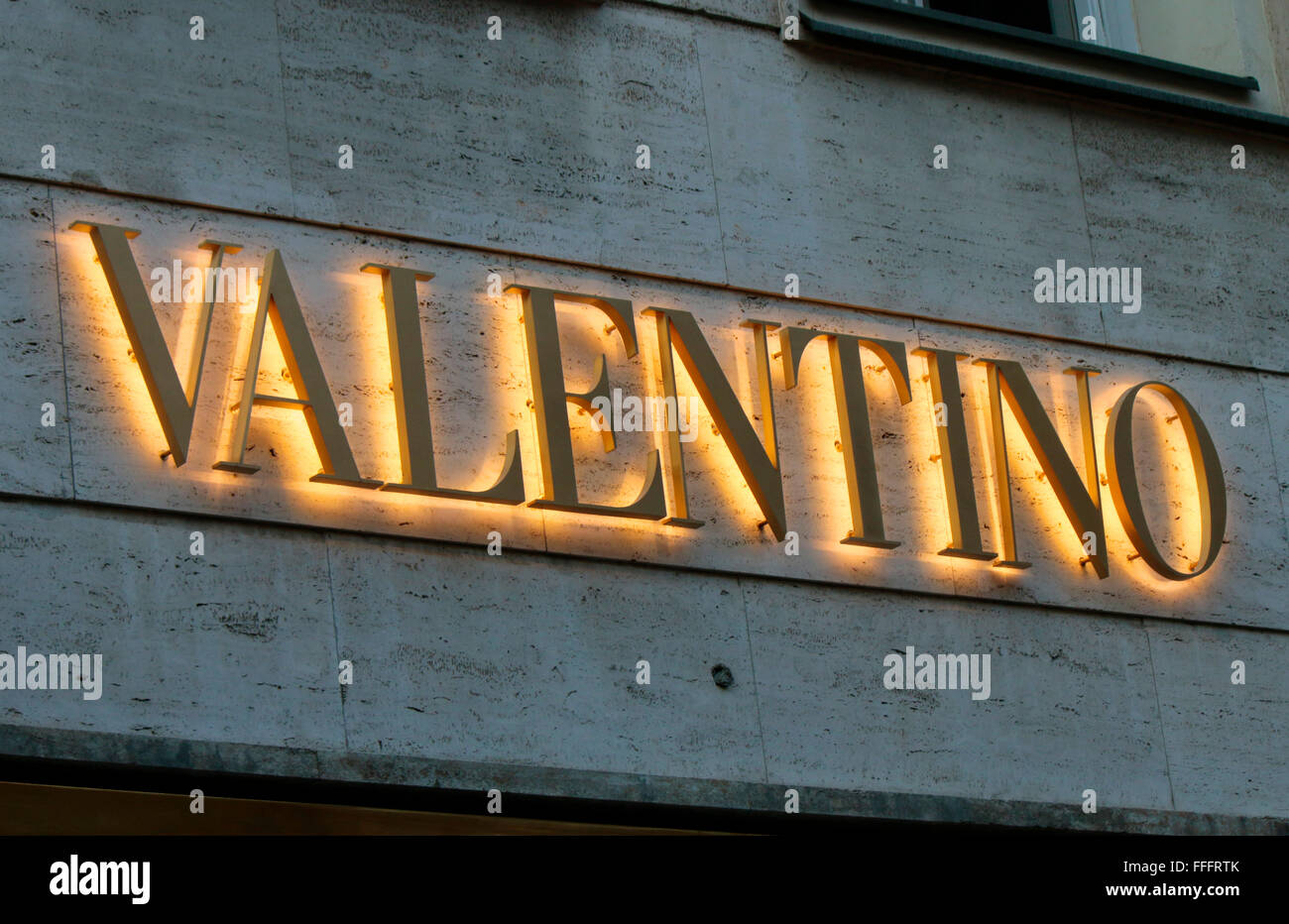Valentino logo hi-res stock photography and images - Alamy