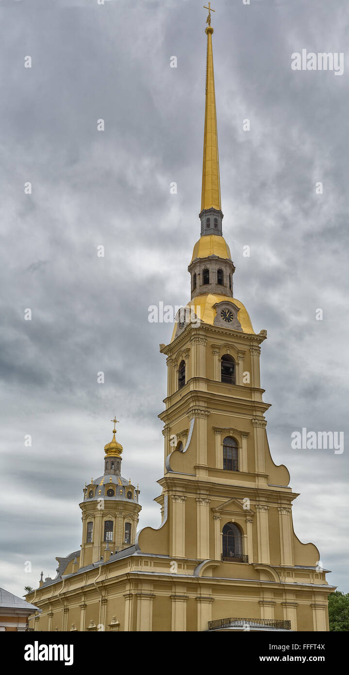 Peter and Paul cathedral, Saint Petersburg, Russia Stock Photo