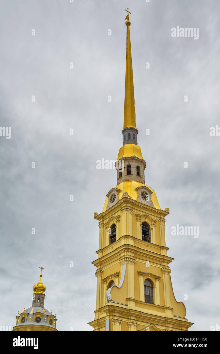 Peter and Paul cathedral, Saint Petersburg, Russia Stock Photo