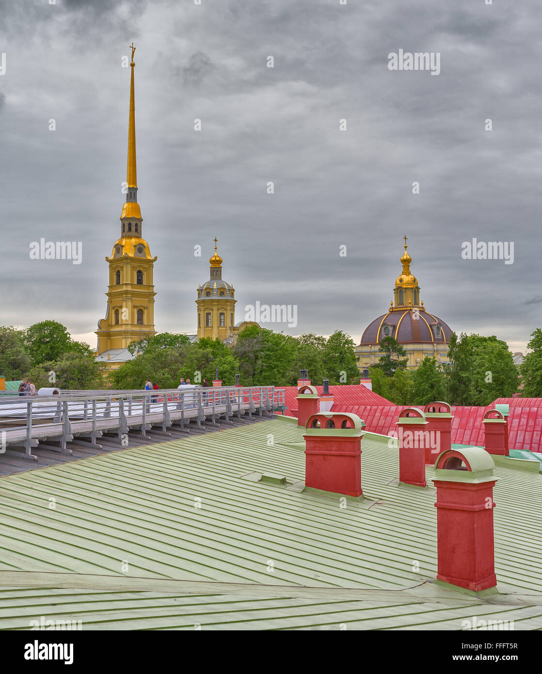 Peter and Paul Fortress, Saint Petersburg, Russia Stock Photo