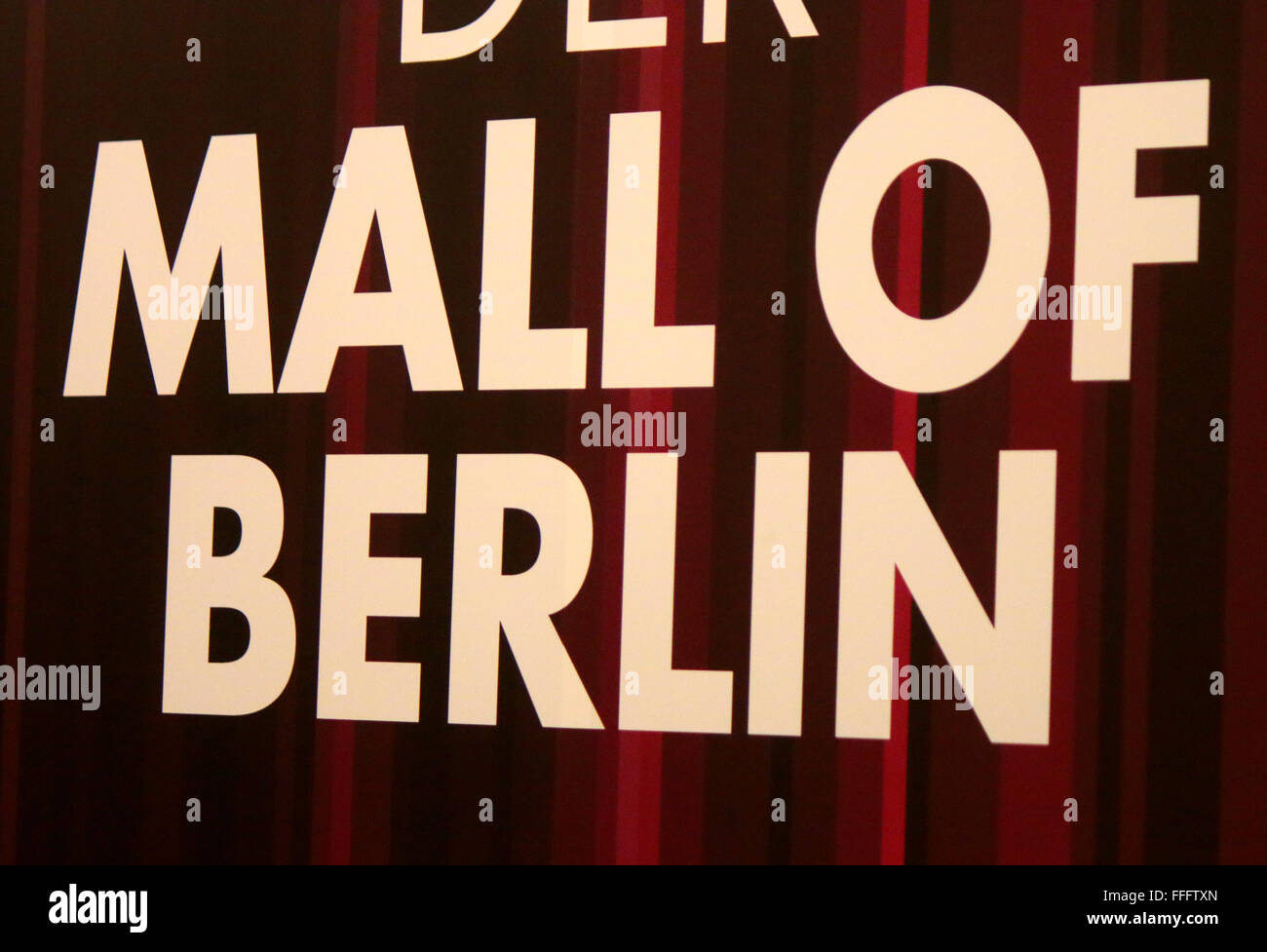 Impressionen - das neue Einkaufszentrum 'Mall of Berlin' am Leipziger Platz, Berlin-Mitte. Stock Photo