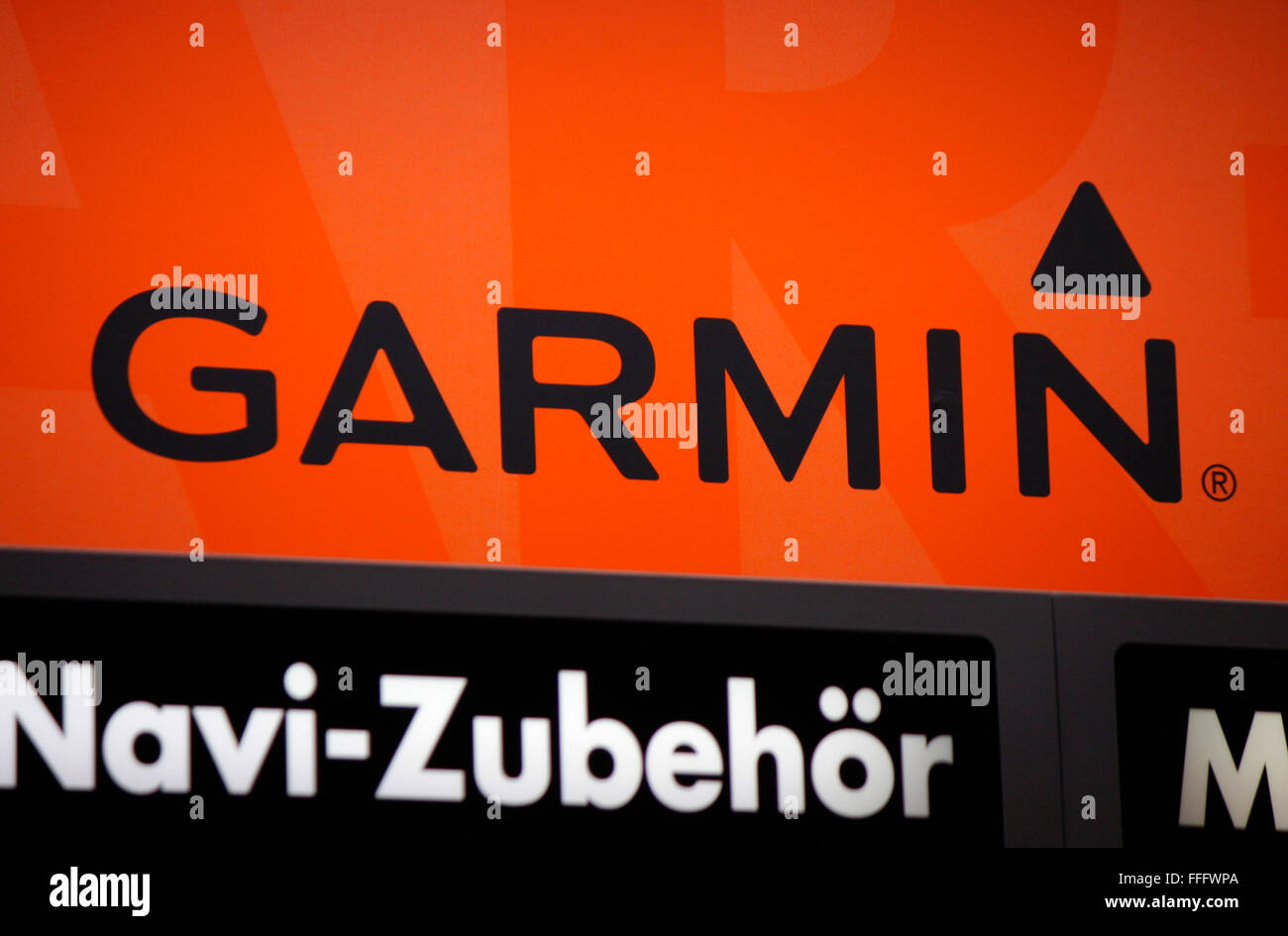 Garmin logo hi-res stock photography and images - Alamy