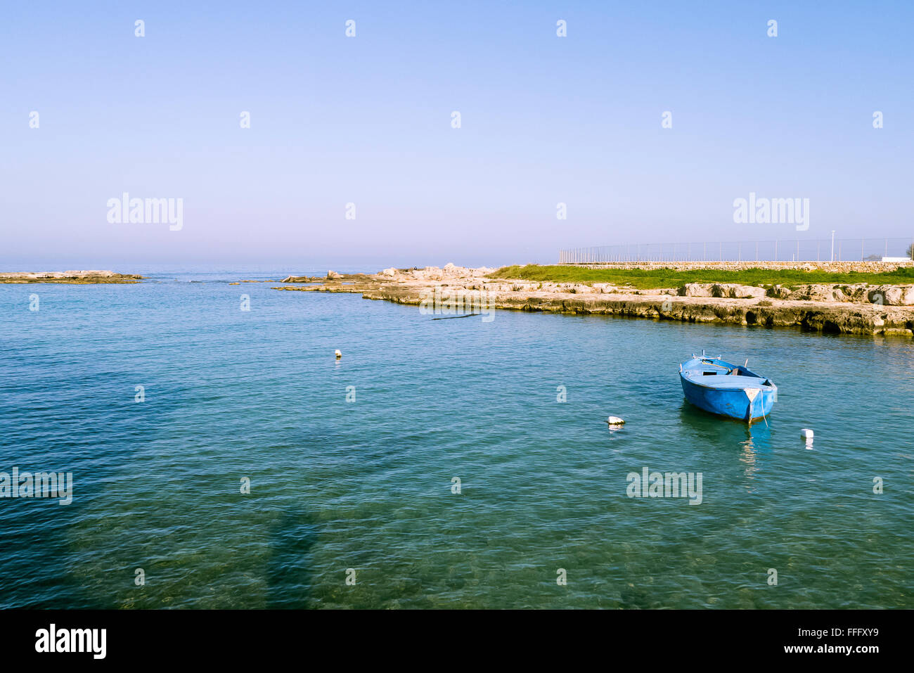 Fishing boat in bay hi-res stock photography and images - Alamy