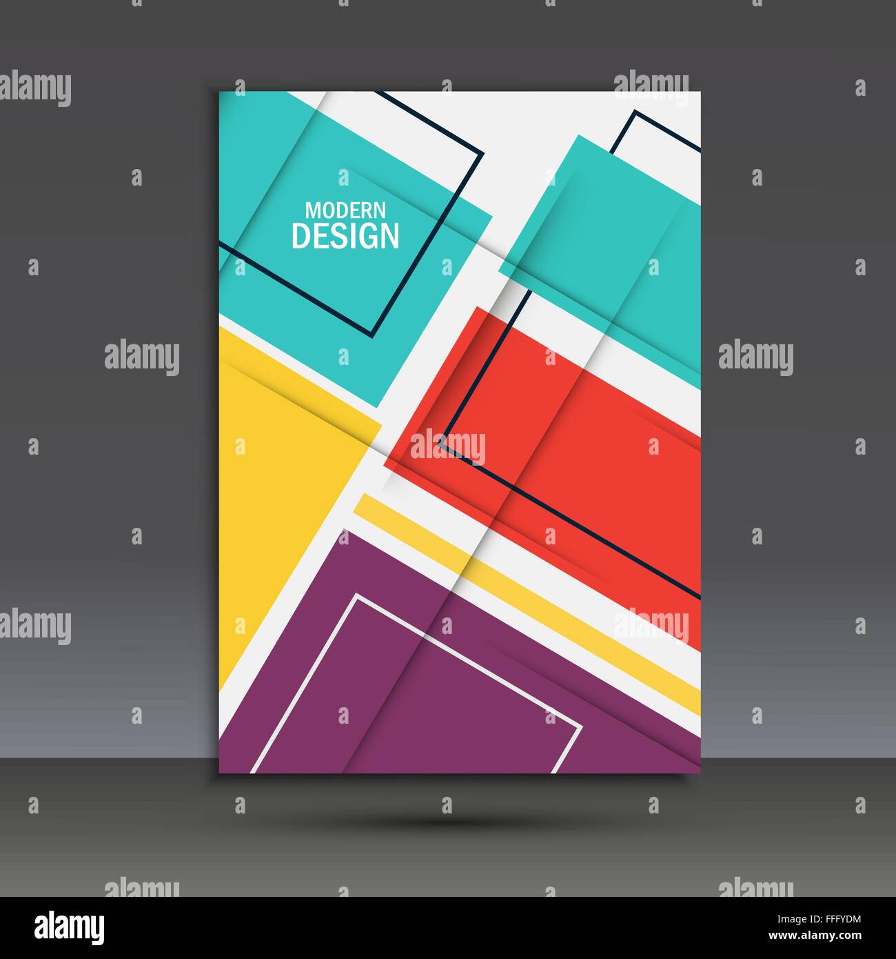 Vector brochure design layout template in A4 Stock Vector Image & Art