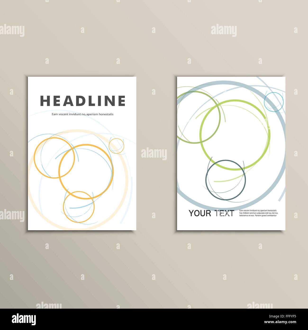 Vector abstract circle set Stock Vector Image & Art - Alamy