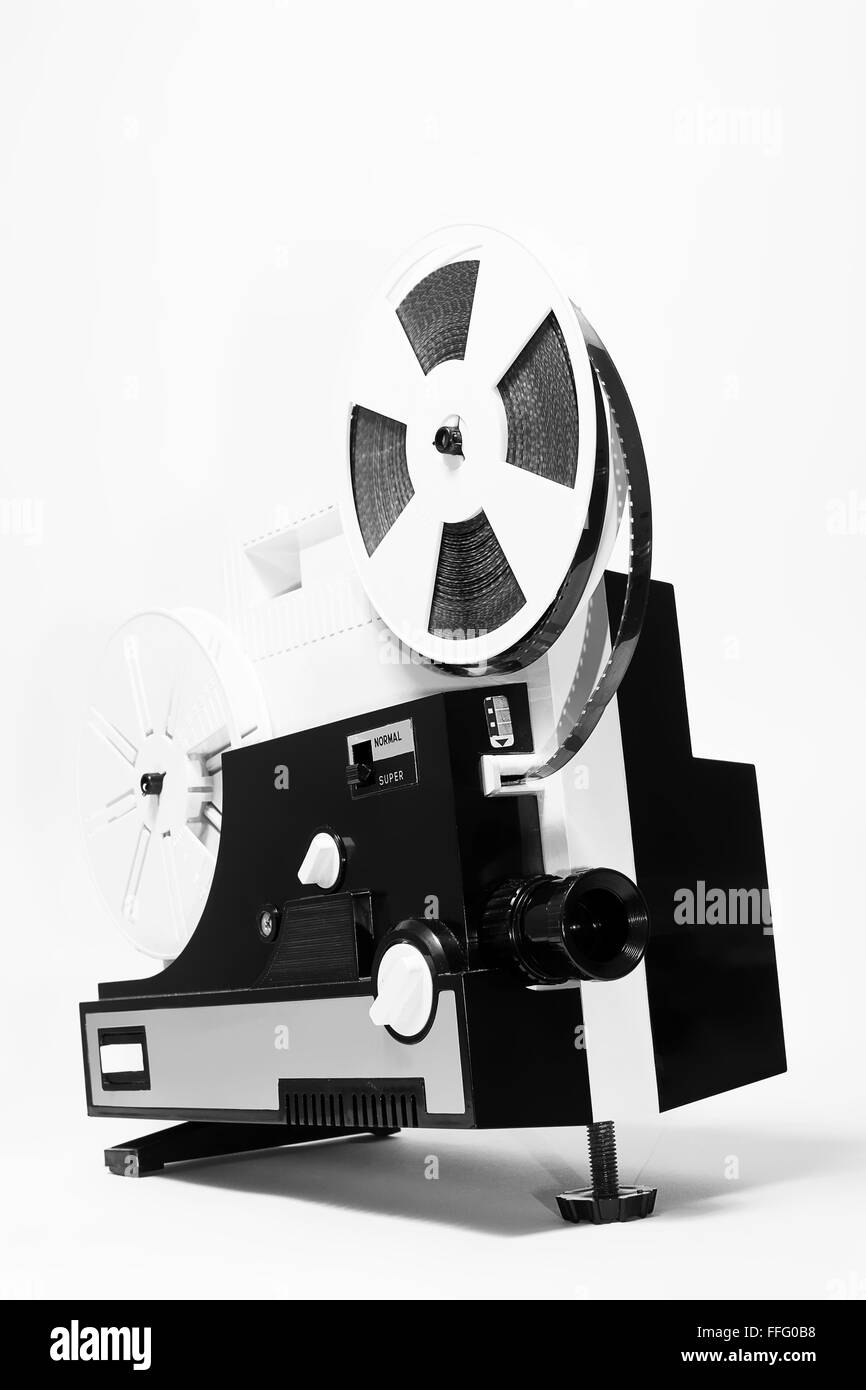 Old super 8 projector Stock Photo