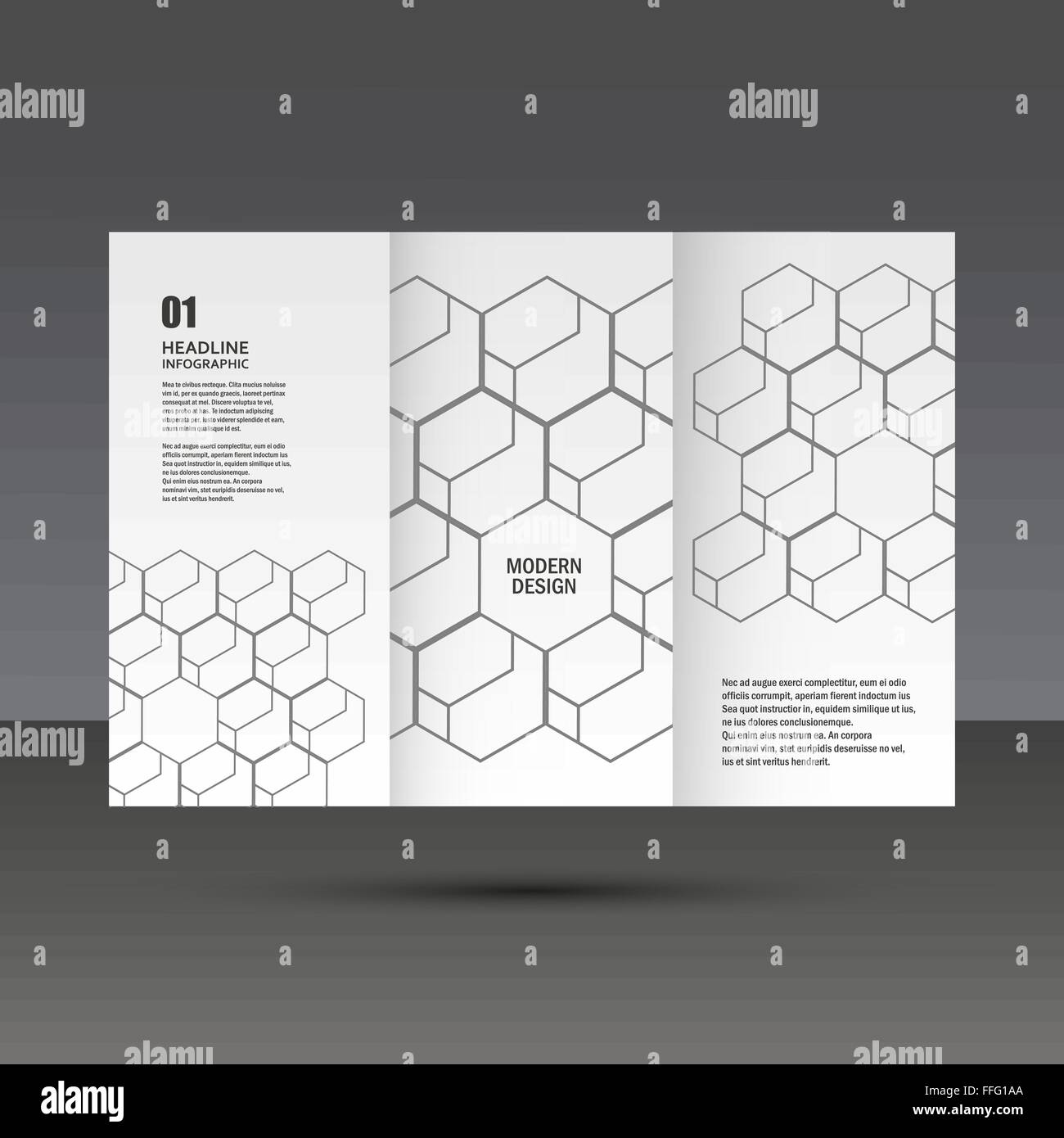 Vector abstract hexagon set Stock Vector Image & Art - Alamy