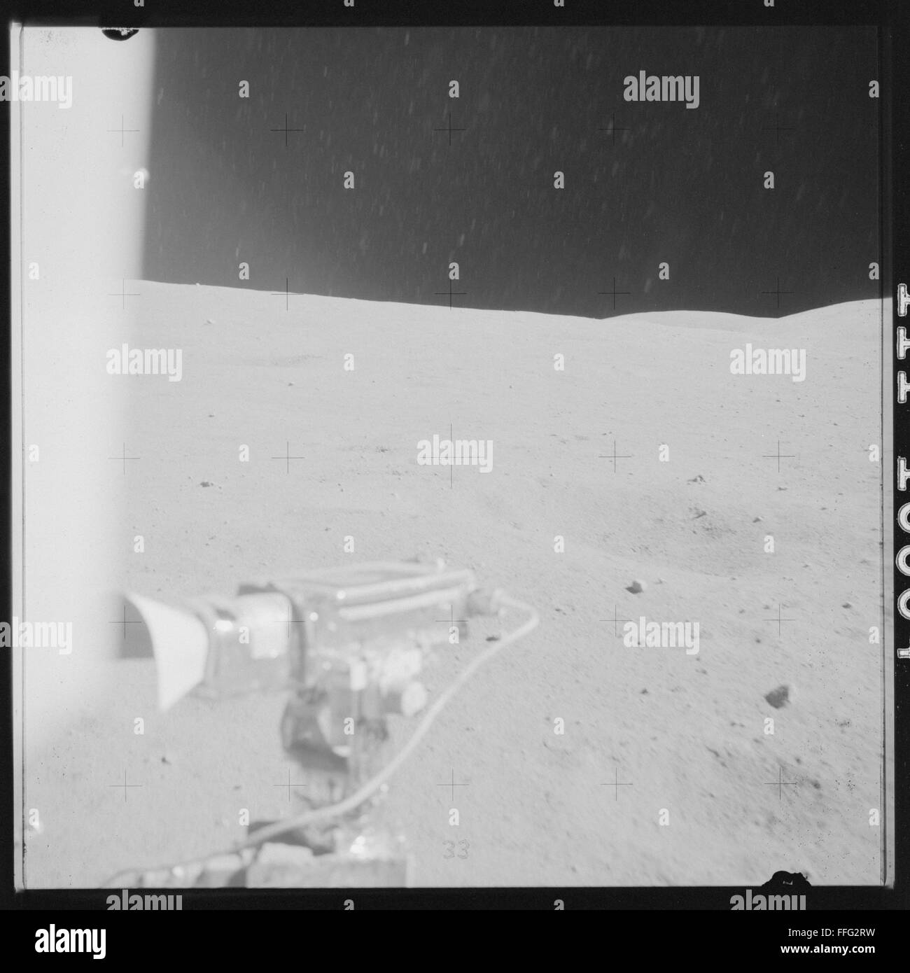 Apollo 16 untouched photographic archive, this is the complete unedited collection from the Apollo Mission Stock Photo