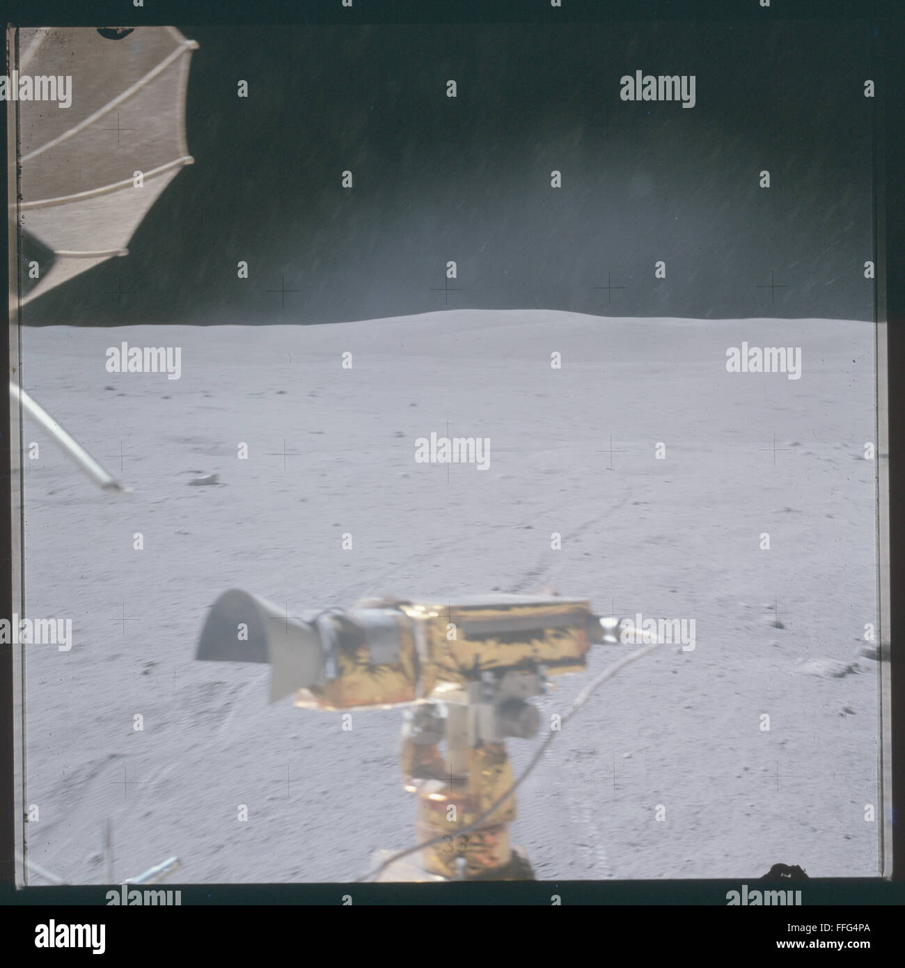 Apollo 16 untouched photographic archive, this is the complete unedited collection from the Apollo Mission Stock Photo