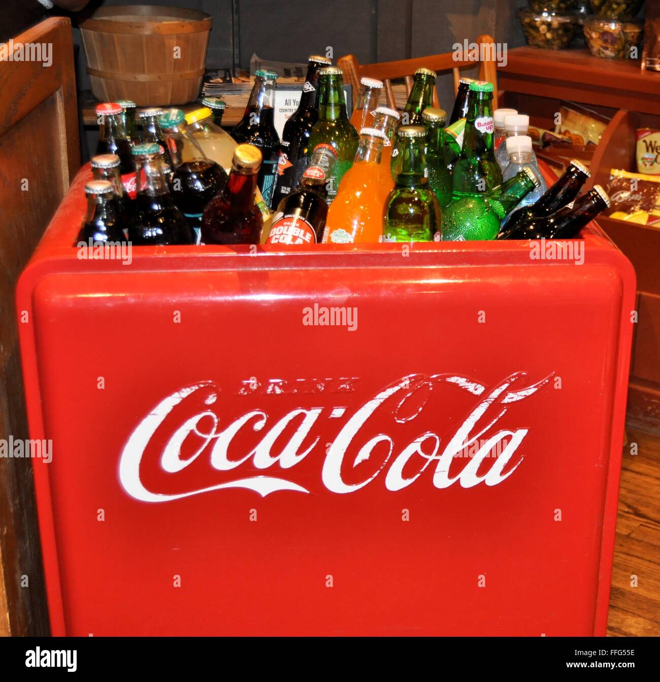 Drink coca cola hotsell in bottles cooler