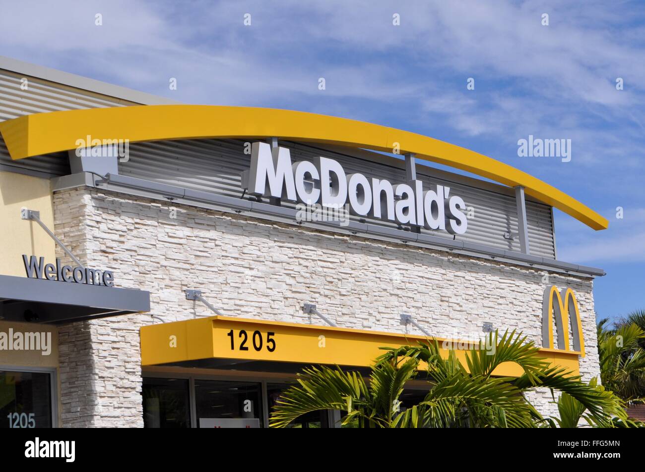 McDonald's Restaurant Stock Photo