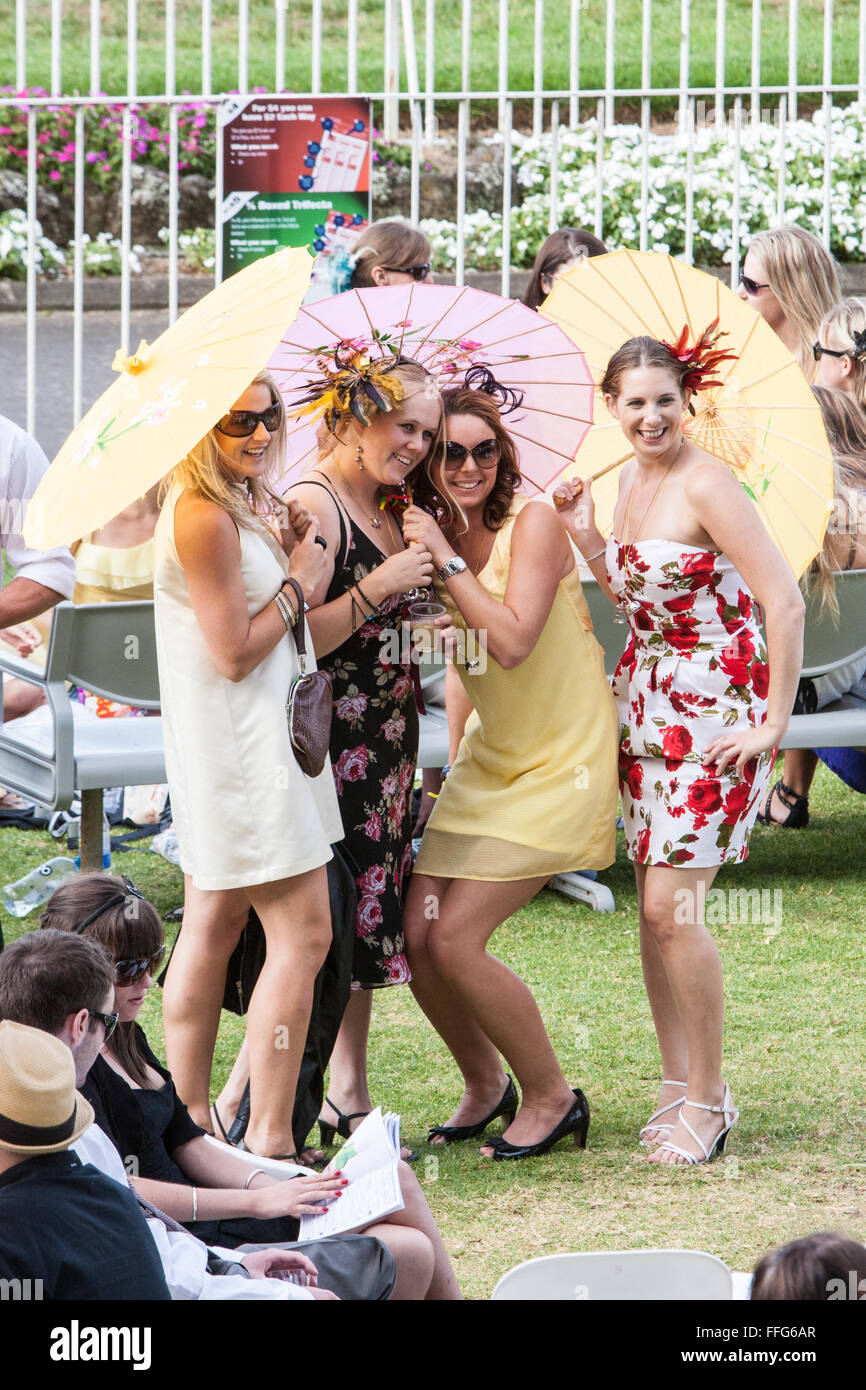 At Ellerslie horse race meeting,Auckland,New Zealand Stock Photo Alamy