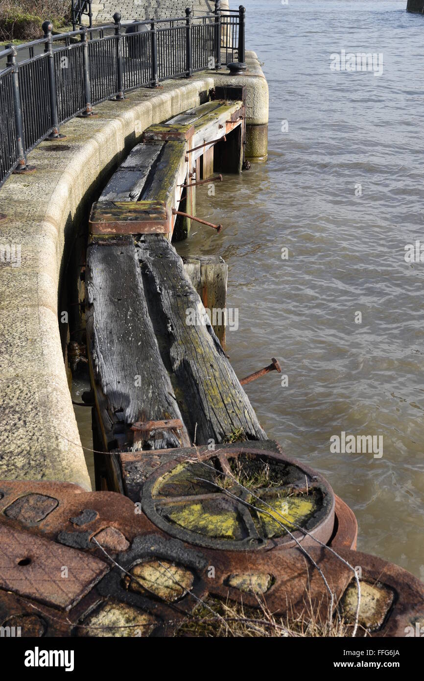 Disused dock, Woodside, Birkenhead, Wirral Stock Photo Alamy