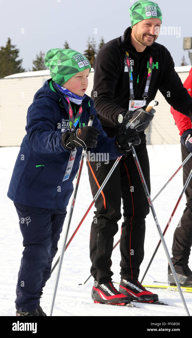 Lillehammer Norway 13th Feb 2016 Crown Prince Haakon And Princess lillehammer-norway-13th-feb-2016-crown-prince-haakon-and-princess