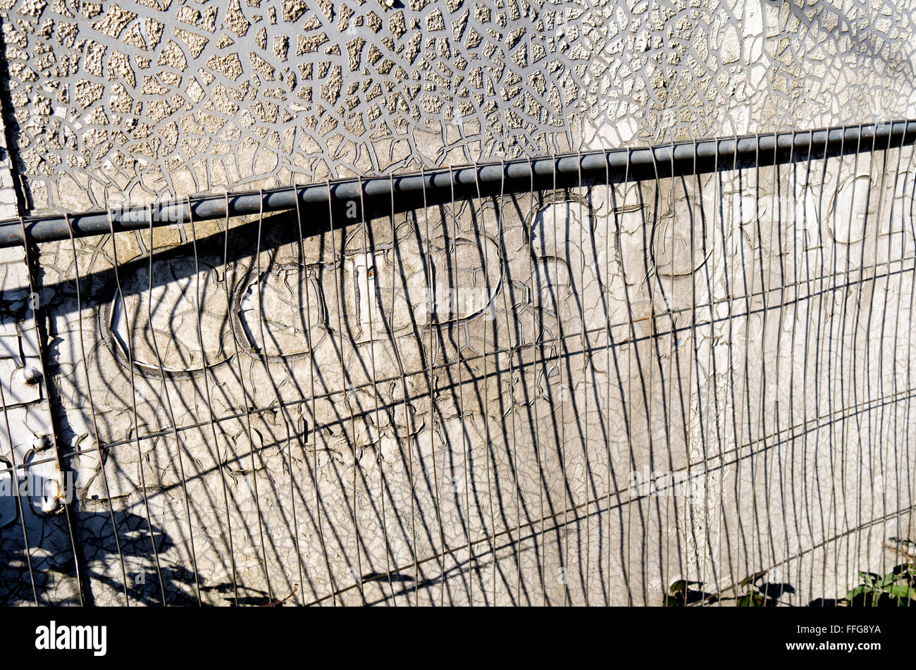 A fading sign reads 'COLD STORAGE' Stock Photo - Alamy