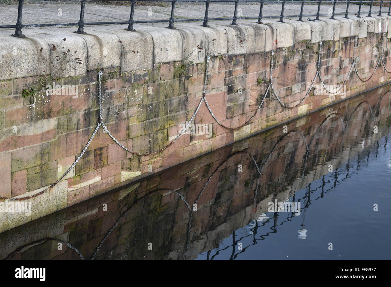 Dock wall, Egerton Wharf, Birkenhead Stock Photo Alamy