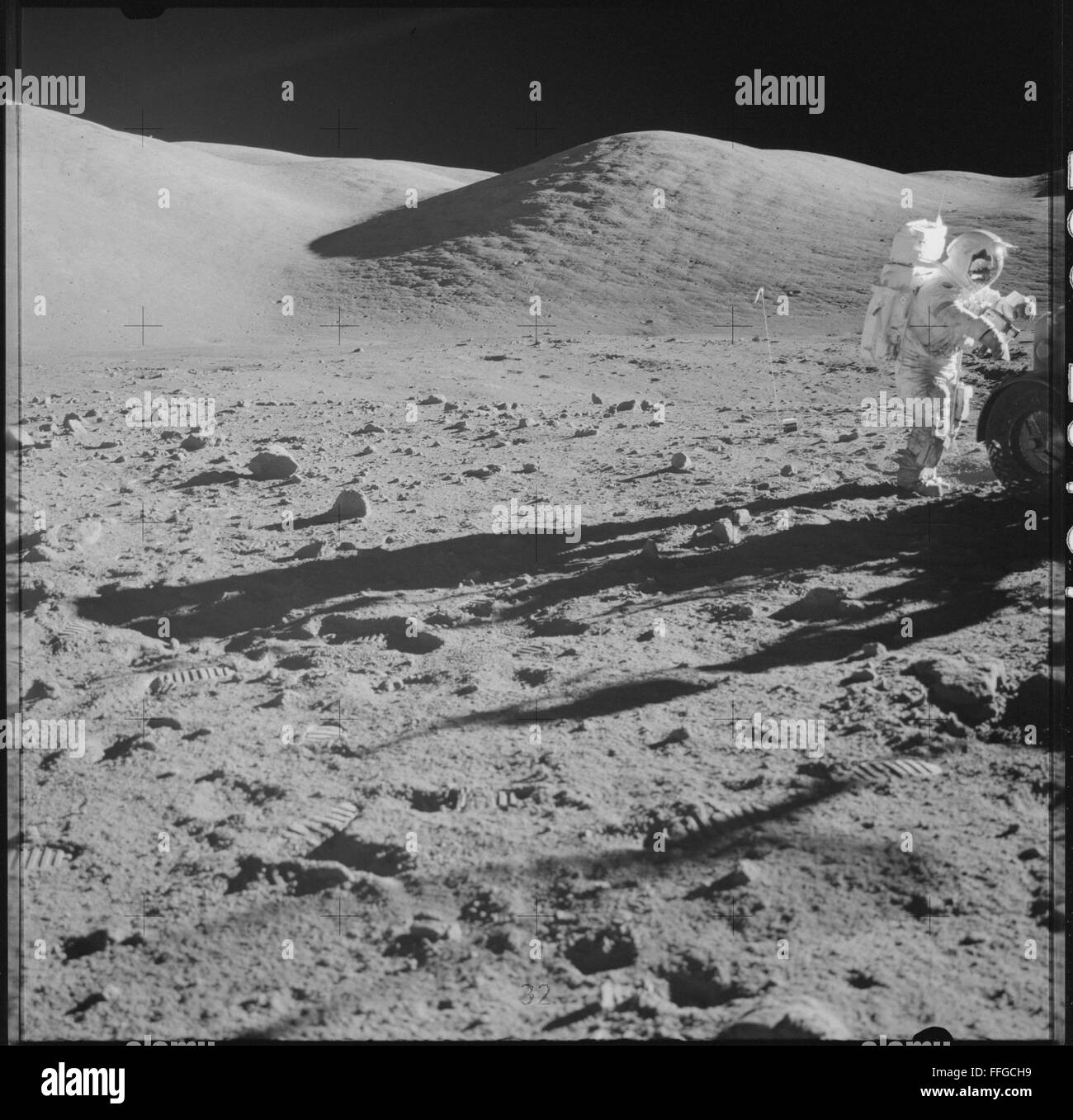 Apollo 17 Rover Path Apollo 17 rover Black and White Stock Photos & Images - Alamy