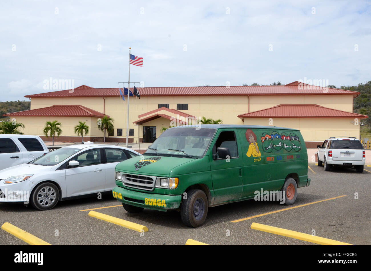 guantanamo bay cuba gtmo headquarters with teenage ninja mutant turtles