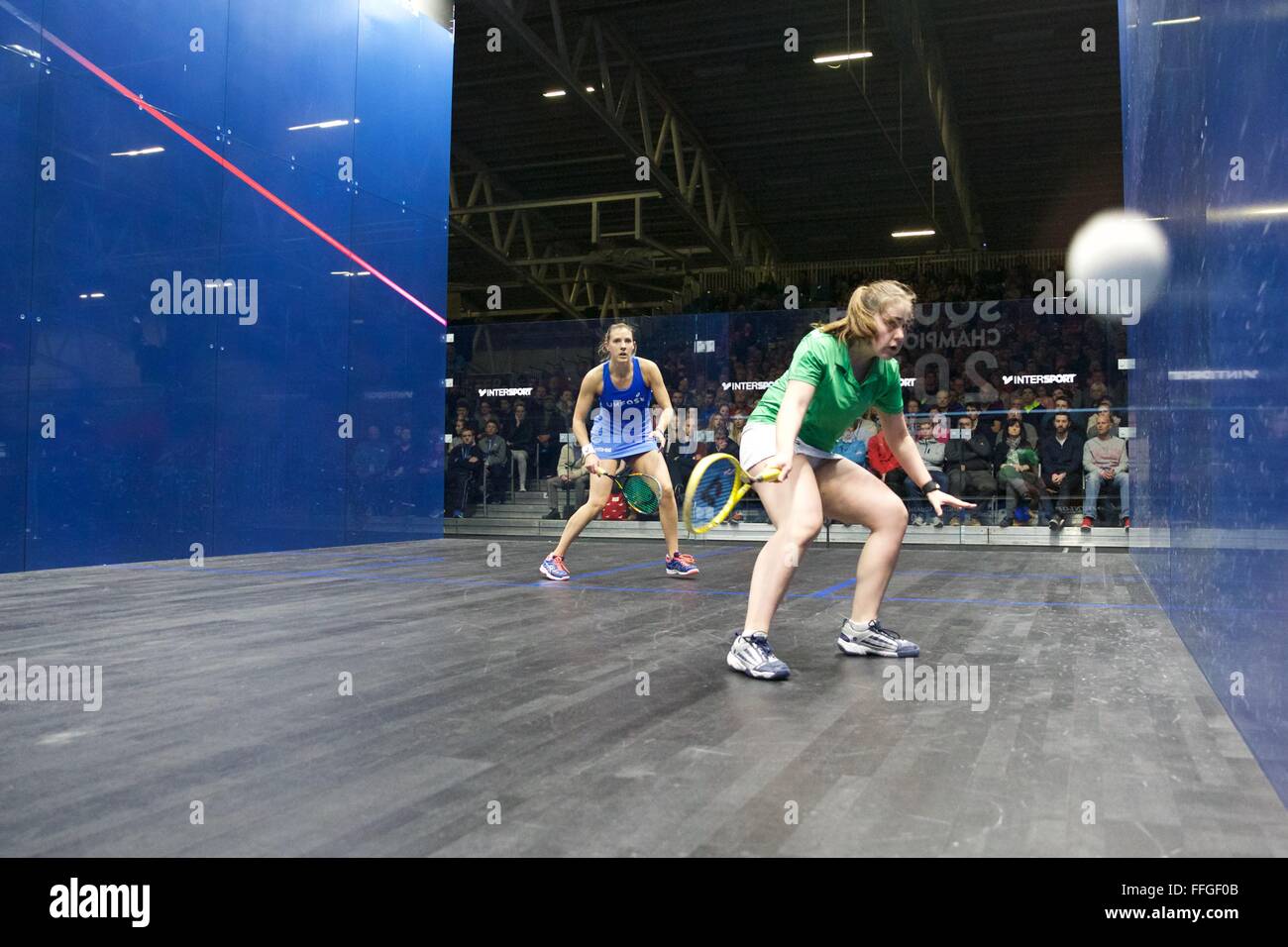 National Squash Centre, Manchester, UK. 13th Feb, 2016. British