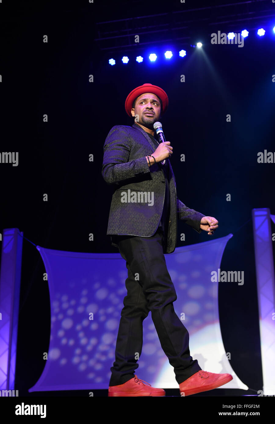 Norfolk, VIRGINIA, USA. 12th Feb, 2016. MIKE EPPS head lines the