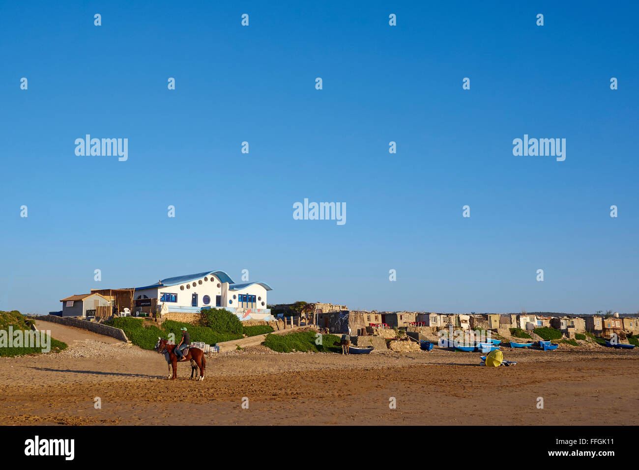 Tamraght beach, Morocco, Africa Stock Photo